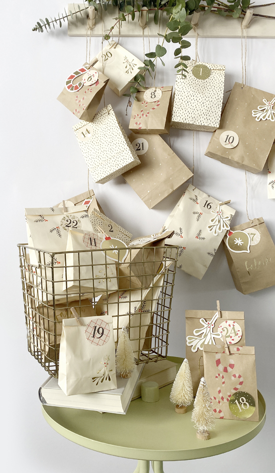 Calendriers de l'Avent, sachets