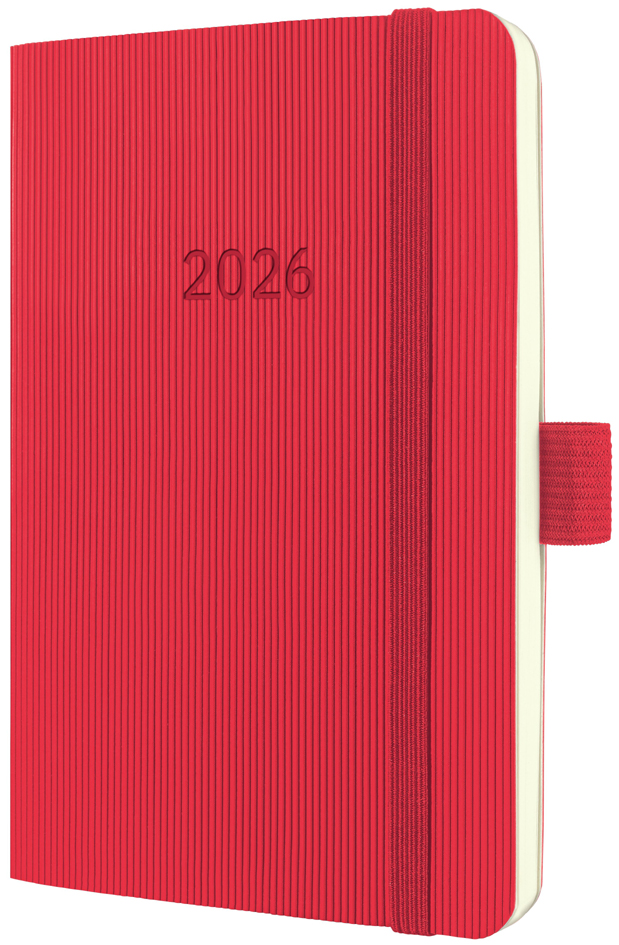 sigel Agenda de poche Conceptum 2026, env. A6, rouge