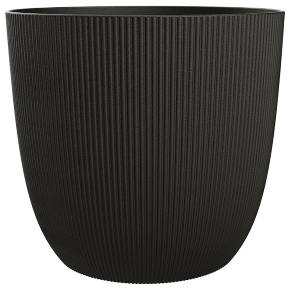 EDA Cache-pot IRIS, diamètre: 137 mm, noir