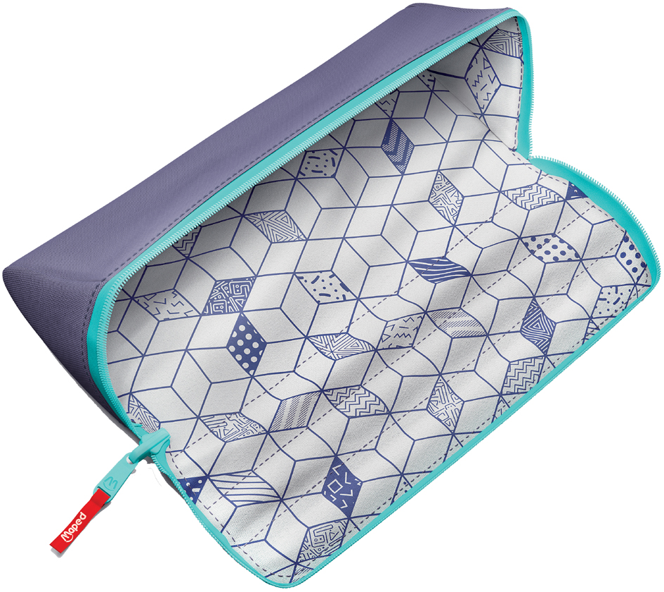 Maped Trousse à ouverture XXL BASIC, violet