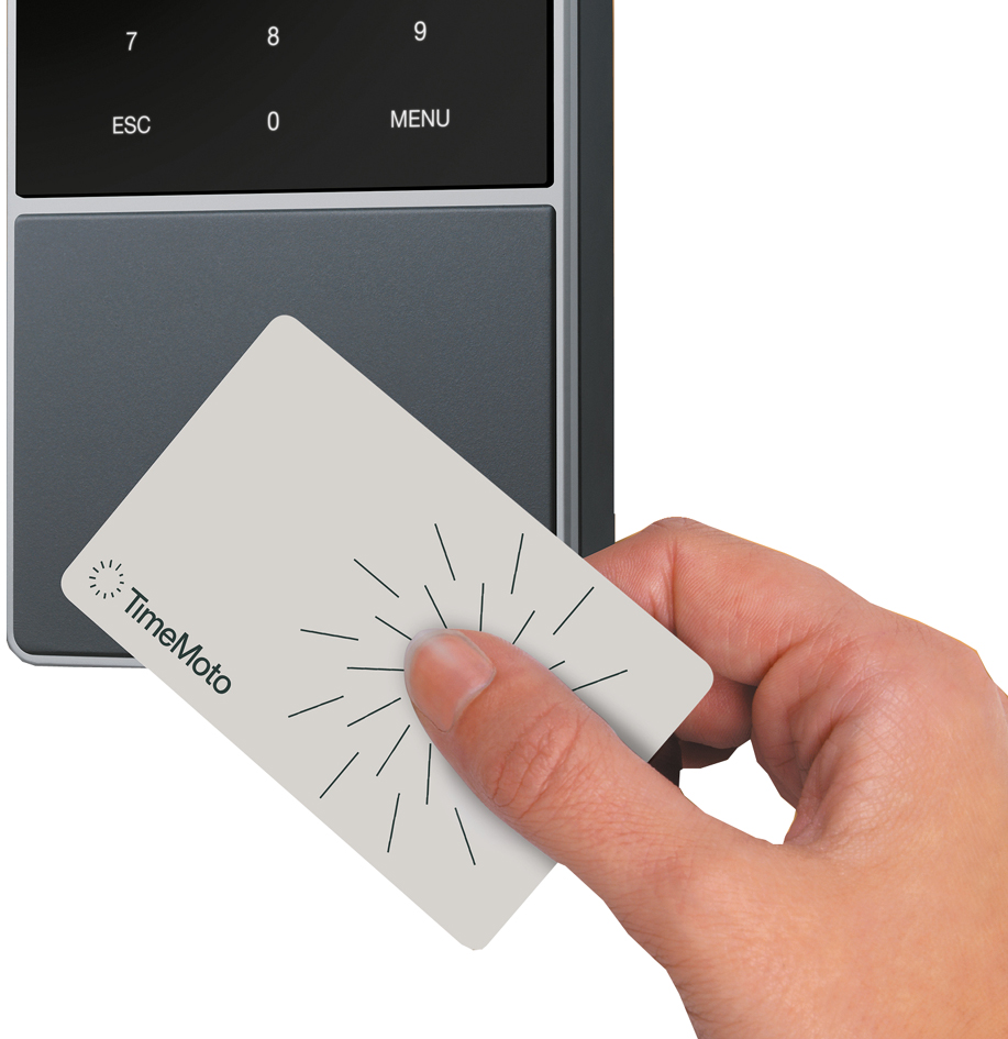 Visuel de référence : présente l'utilisation avec la carte RFID