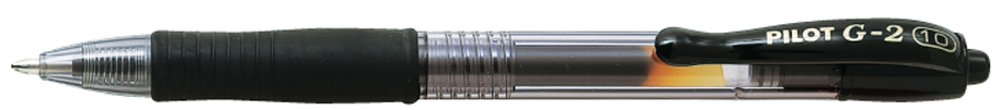 PILOT Recharge pour stylo encre gel BLS-G2-10, noir