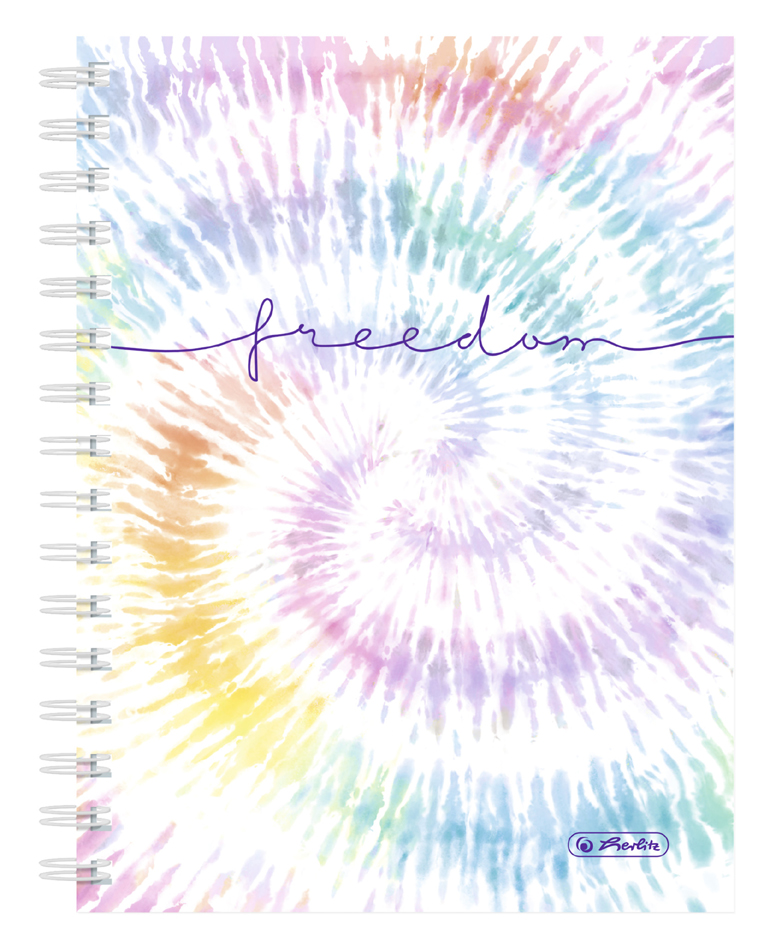 herlitz Cahier à spirales New Batik 'Freedom', A5