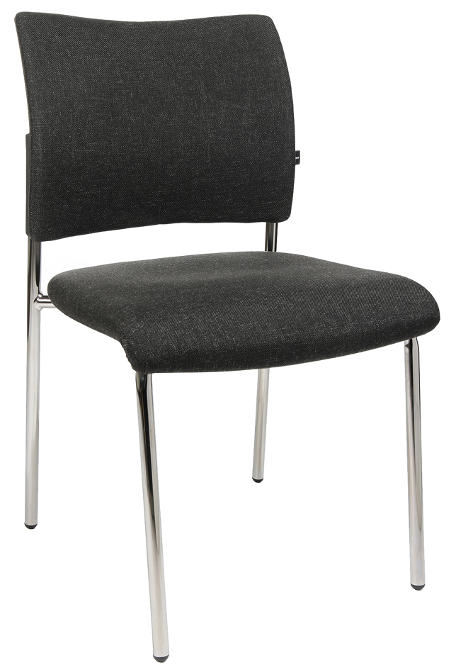 Topstar Chaise visiteur 'Visit 10 rembourré', anthracite