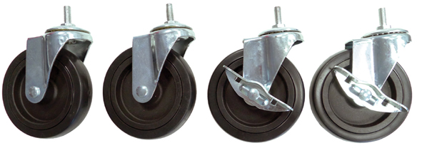 ALBA Set de roues pour étagère multifonction MOBI, 4 roues