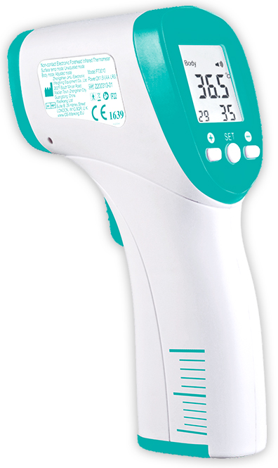 Little balance Thermomètre LB scan IR, blanc/turquoise