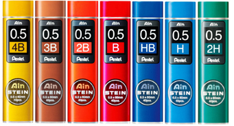 Pentel Mines fines pour porte-mines AIN STEIN C275, dureté B