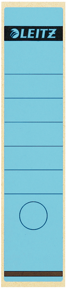 LEITZ Etiquette pour dos de classeur, 61 x 285 mm, bleu