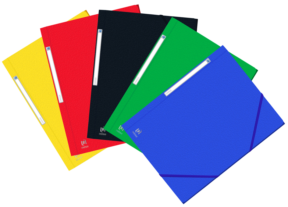 Chemise à élastiques EUROFOLIO, assorti 5 couleurs