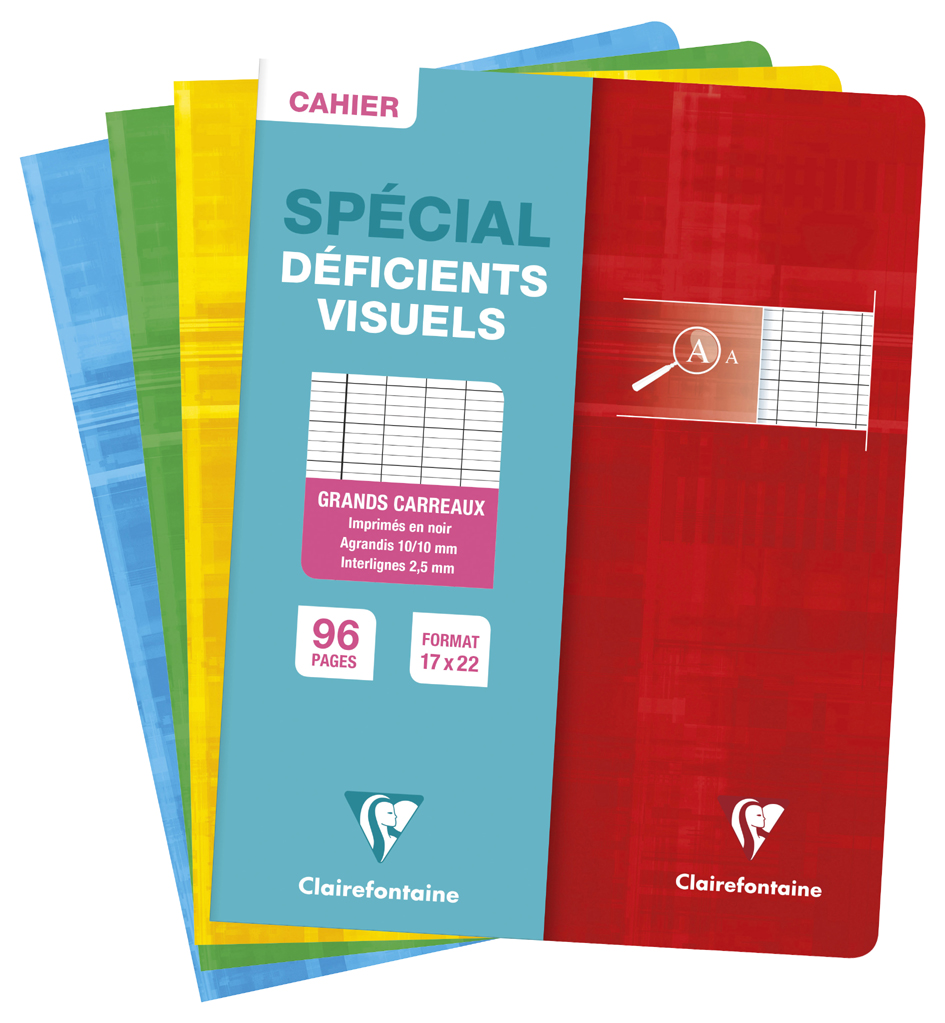 Clairefontaine Cahier piqûre 240 x 320 mm, Seyès agrandi