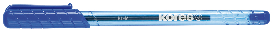 Kores Stylo à bille jetable K-PEN K1, tracé: M, noir