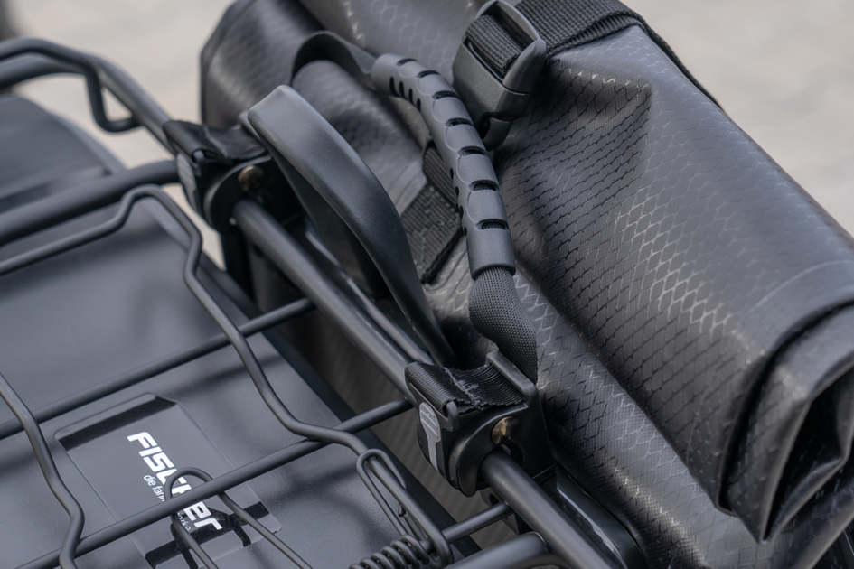 FISCHER Sacoche de porte-bagages de vélo Tour, noir volume: 30 l