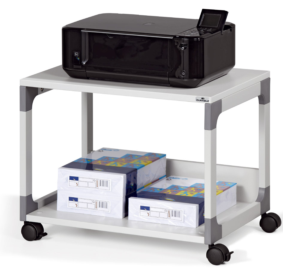 Chariot de bureau SYSTEM, gris, utilisation