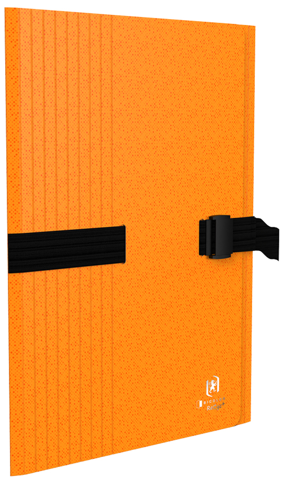 Oxford Chemise à sangle Bicolor Recyc+, A4, carton, orange