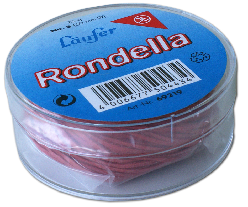 Läufer Bracelets élastiques RONDELLA, 50 mm, 25 g, rouge