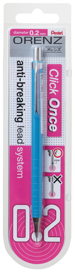 Pentel Porte-mines ORENZ, 0,2 mm, bleu ciel