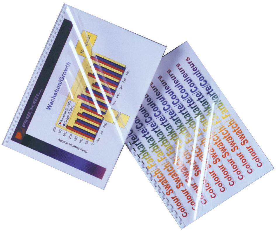 GBC Couverture de reliure HiClear, A5, cristallin, 0,24 mm