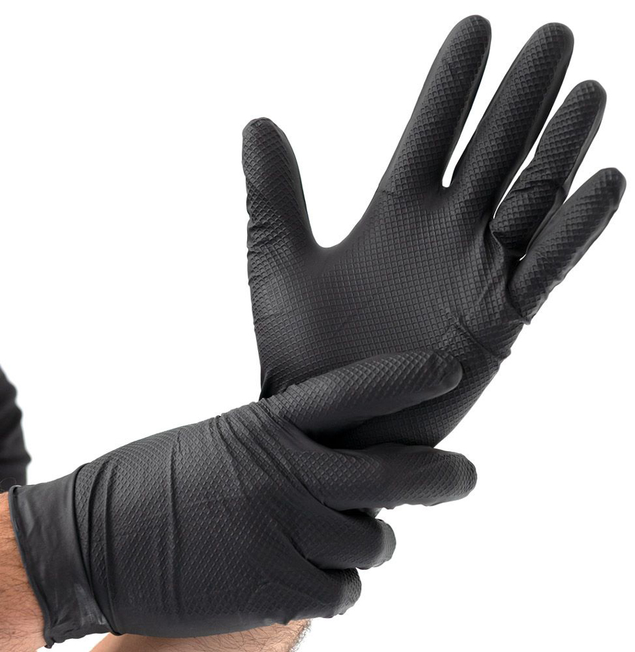 HYGOSTAR Gant en nitrile 'POWER GRIP', L, orange