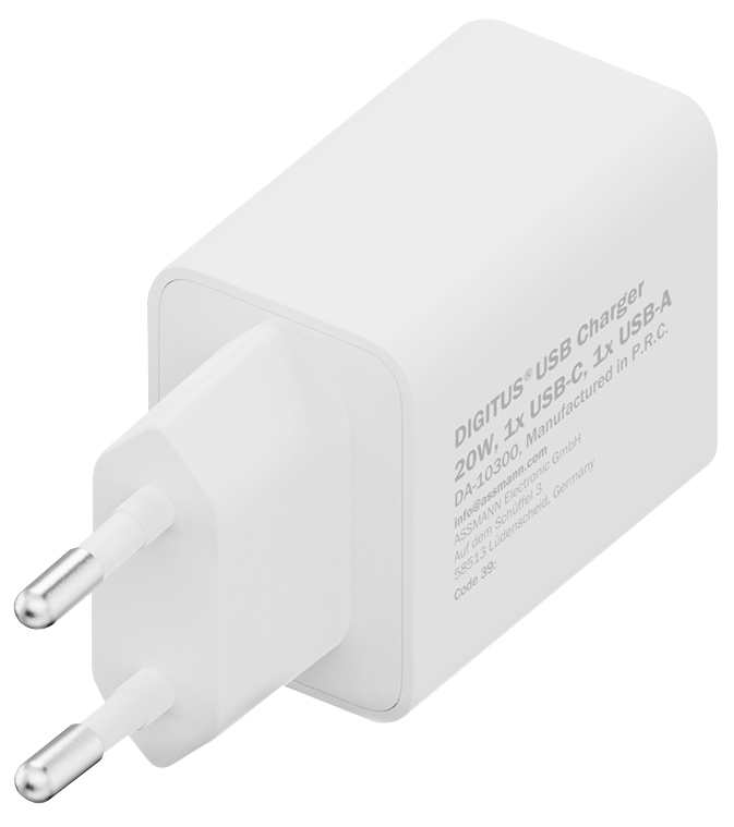 Chargeur secteur USB 20 watts