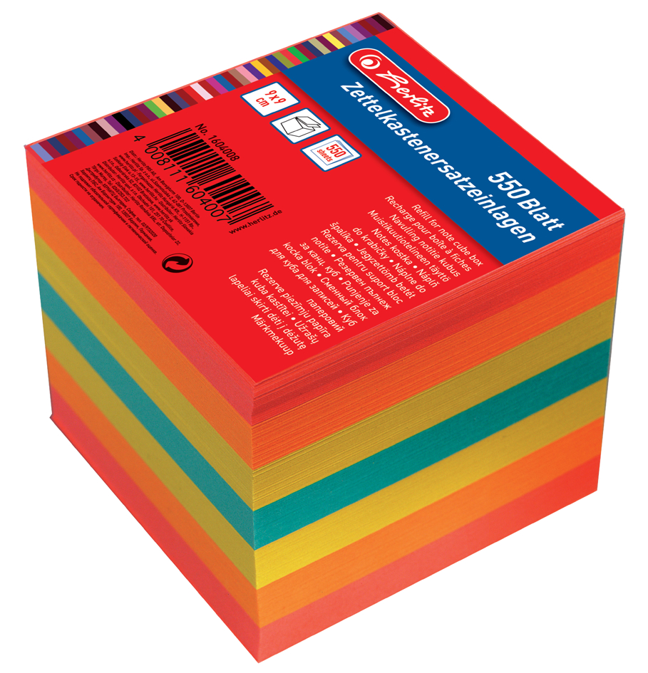 Bloc cube, coloré