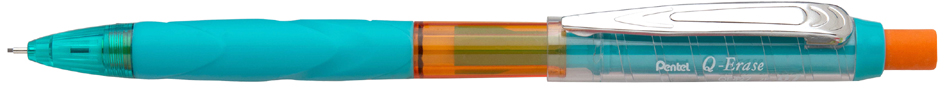 Pentel Porte-mines Q-Erase, 0,5 mm, menthe/orange