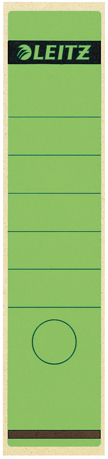 LEITZ Etiquette pour dos de classeur, 61 x 285 mm, vert