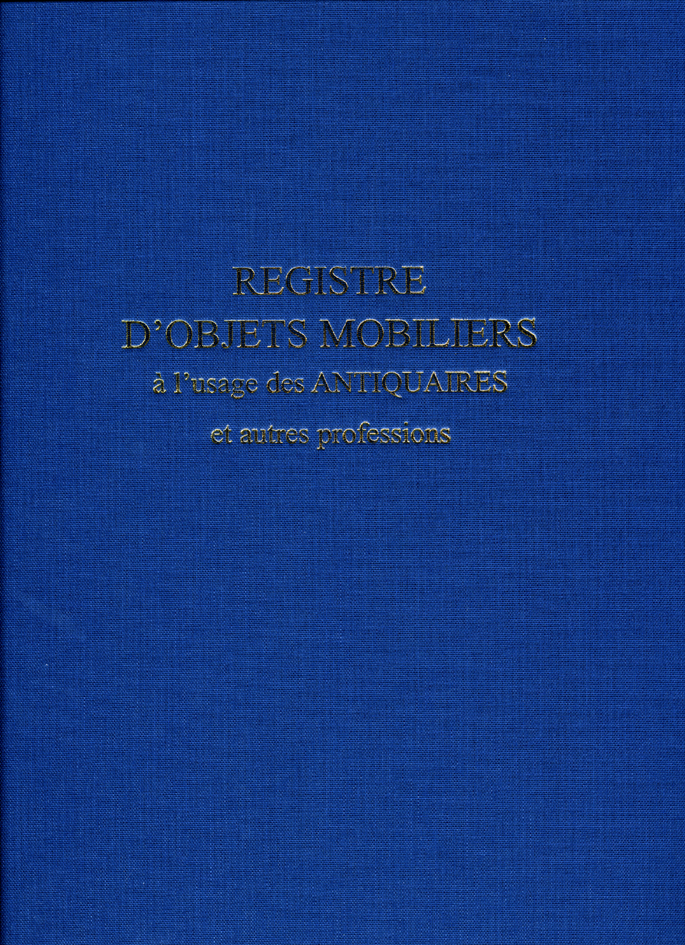 Registre d'objets mobiliers