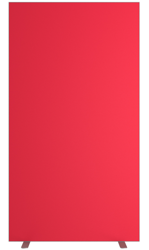 PAPERFLOW Cloison easyScreen, surface textile, rouge