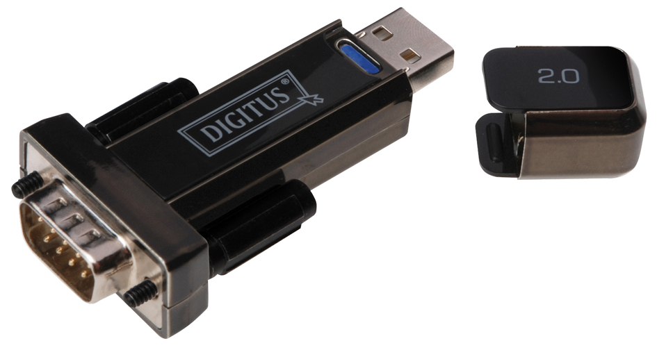 DIGITUS Adaptateur USB 2.0 - RS232, 1 MBit/s