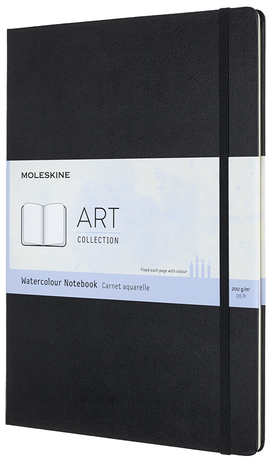 Visuel de référence : carnet aquarelle, noir