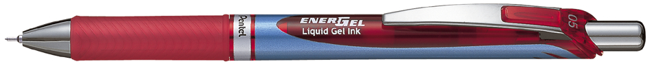 Pentel Stylo roller à encre gel liquide EnerGel BLN75, rouge