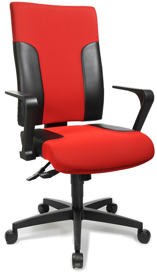 Fauteuil de bureau "Two 2", rouge / noir