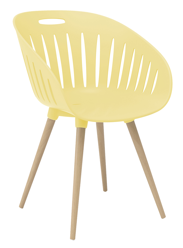 Topstar Chaise d'extérieur 'T2023', set de 2, jaune