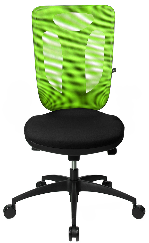 Topstar Fauteuil de bureau 'Net Pro 100', noir/vert pomme