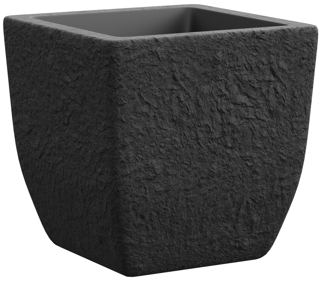 tera Cube à plantes 'Lithos 40', slade stone