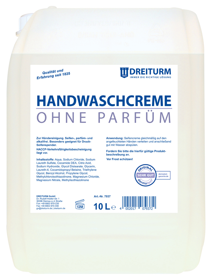 Crèmes pour laver les mains