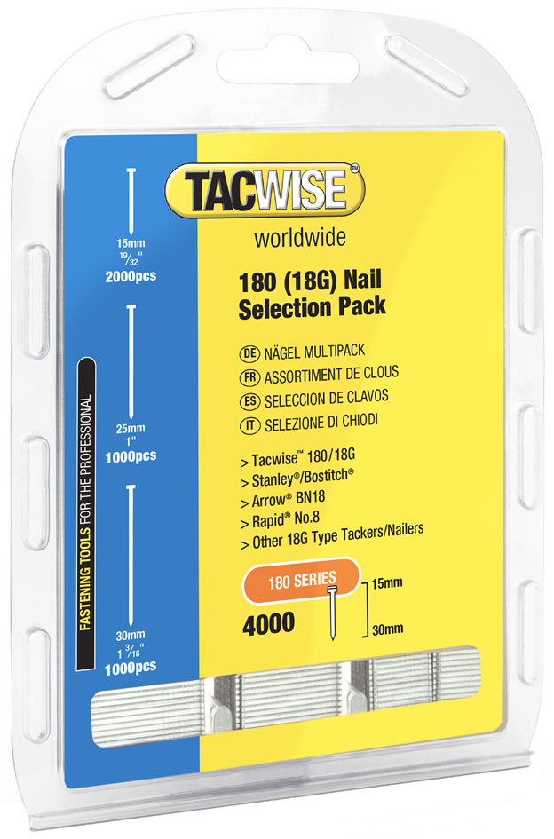 TACWISE Clous 18G/35 mm, 5.000 pièces