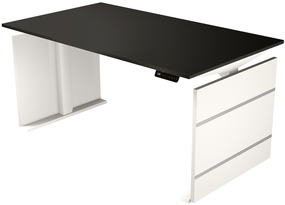 kerkmann Bureau assis-debout avec panneau Move 3, anthracite