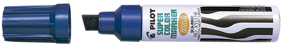 PILOT Marqueur permanent Super Color Jumbo, bleu