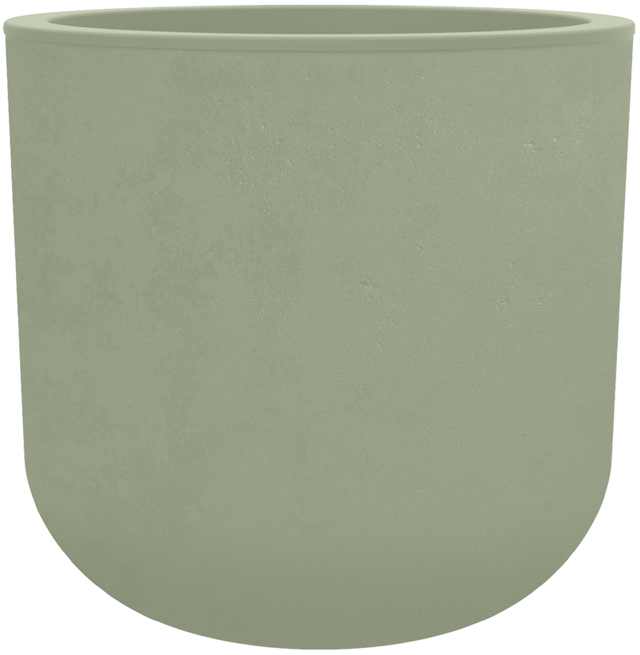 EDA Bac à plantes BASALT UP, rond, 385 mm, vert amande