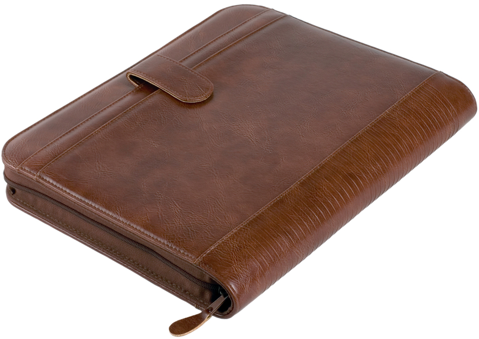 Alassio Serviette classeur 'VITERBO', A4, similicuir, marron
