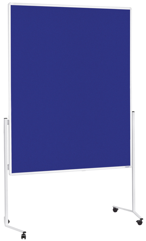 magnetoplan tableau de présentation,(L)1200x(H)1500 mm, bleu