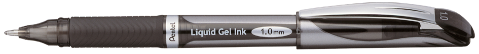 Pentel Stylo roller à encre gel EnerGel BL57, noir