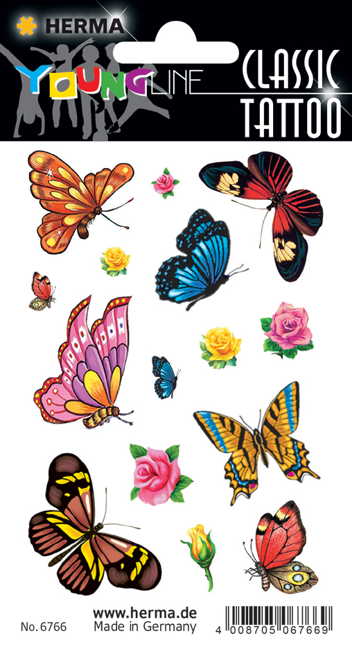 HERMA CLASSIC Tatouages 'Colour Papillons'