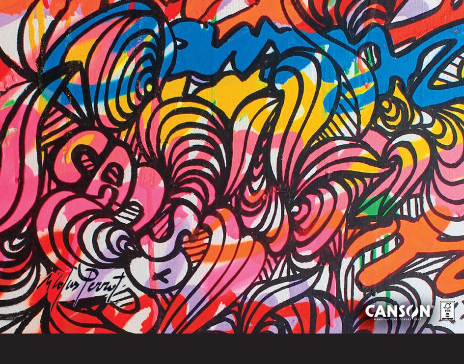 Cartons à dessin, élastique