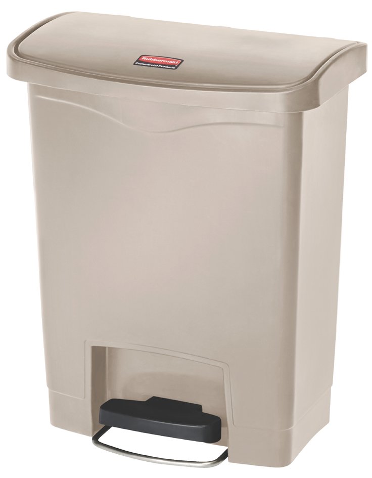 Collecteur à pédale Slim Jim, 30 litres, beige