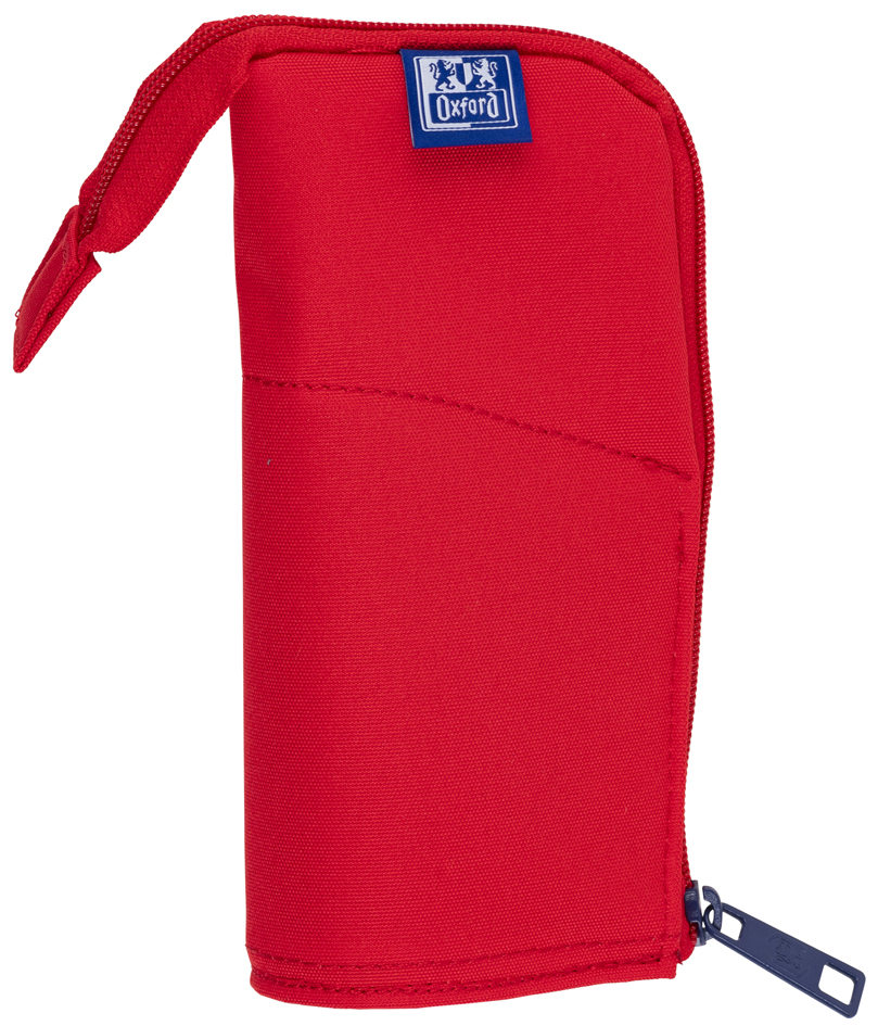 Oxford Trousse 'Stand-Up', polyester, rouge