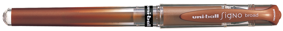uni-ball Stylo roller à encre gel SIGNO broad UM153, bronze