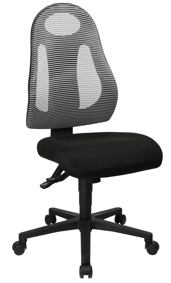 Chaise de bureau pivotante "Free Art", gris clair