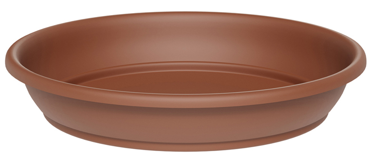 Soucoupe "Basic round", terracotta